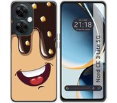 Funda Silicona Oneplus Nord CE 3 Lite 5G Helado Chocolate