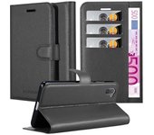 Funda Libro para Sharp Aquos R3 en NEGRO FANTASMA - Cubierta Proteccion con Cierre Magnetico, Tarjetero y Funcion de Suporte - Etui Case Cover Carcasa