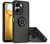 Funda Mate Borde Negro y Anillo Giratorio 360 Zte Blade A53