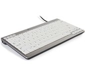 BakkerElkhuizen UltraBoard 950 teclado USB QWERTY Internacional de EE.UU. Plata, Blanco