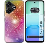 Funda Silicona Xiaomi Poco M6 4G Abstracto