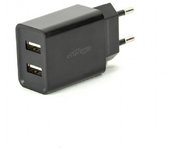 Gembird EG-U2C2A-03-BK cargador de dispositivo móvil Teléfono móvil, Smartphone, Tableta Negro USB I
