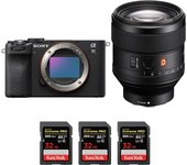 A7C II Negro + FE 85mm f/1.4 GM + 3 SanDisk 32GB Extreme PRO UHS-II SDXC 300 MB/s + PDF MCZ DIRECT '
