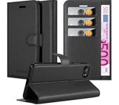 Funda Libro para Blackberry KEYONE en NEGRO FANTASMA - Cubierta Proteccion con Cierre Magnetico, Tarjetero y Funcion de Suporte - Etui Case Cover Carcasa