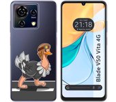 Funda Silicona Zte Blade V50 Vita 4G Avestruz