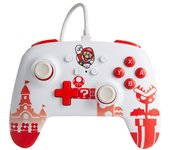 PowerA Mario Red Rojo, Blanco USB Gamepad Nintendo Switch