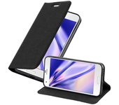 Funda Libro para HTC One A9S en NEGRO ANTRACITA - Cubierta Proteccion con Cierre Magnetico, Tarjetero y Funcion de Suporte - Etui Case Cover Carcasa