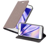 Funda Libro para HTC One A9S en MARRoN CAFe - Cubierta Proteccion con Cierre Magnetico, Tarjetero y Funcion de Suporte - Etui Case Cover Carcasa