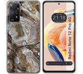 Funda Silicona Xiaomi Redmi Note 12 Pro 4G Mármol 14
