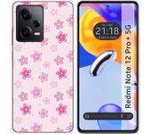 Funda Silicona Xiaomi Redmi Note 12 Pro+ Plus 5G Flores