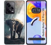 Funda Silicona Xiaomi Redmi Note 12 Pro+ Plus 5G Elefante