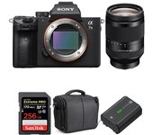 Alpha 7 III + FE 24-240 mm f/3.5-6.3 OSS + SanDisk 256GB UHS-I SDXC 170 MB/s + NP-FZ100 + Bolsa| 2 a?os de garant?a
