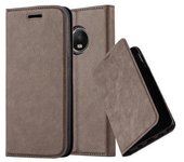 Funda Libro para Motorola MOTO G5 PLUS en MARRoN CAFe - Cubierta Proteccion con Cierre Magnetico, Tarjetero y Funcion de Suporte - Etui Case Cover Carcasa