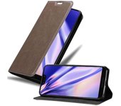 Funda Libro para Google Pixel 3 XL en MARRoN CAFe - Cubierta Proteccion con Cierre Magnetico, Tarjetero y Funcion de Suporte - Etui Case Cover Carcasa