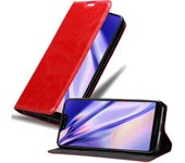 Funda Libro para Google Pixel 3 XL en ROJO MANZANA - Cubierta Proteccion con Cierre Magnetico, Tarjetero y Funcion de Suporte - Etui Case Cover Carcasa