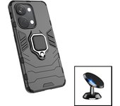 Kit de soporte magnético de automóvil + 3x1 Cubierta de defensor militar