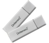 Intenso Ultra Line 2 x 64GB unidad flash USB USB tipo A 3.2 Gen 1 (3.1 Gen 1) Plata