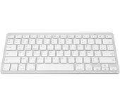 Teclado Bluetooth Inalámbrico AZERTY (FRANCÉS) Tijera Respuesta 0,2s Blanco