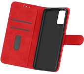 Funda para Samsung Galaxy A32 5G Tarjetero Función Soporte Rojo