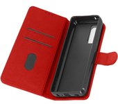 Funda Samsung Galaxy A52 Tarjetero Función Soporte Rojo