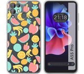 Funda Silicona Transparente Blackview A55 Pro Frutas 02