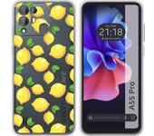Funda Silicona Transparente Blackview A55 Pro Limones