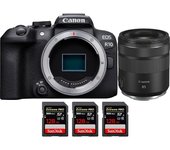 EOS R10 + RF 85mm F2 Macro IS STM + 3 SanDisk 128GB Extreme PRO UHS-II SDXC 300 MB/s + PDF MCZ DIREC
