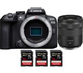 EOS R10 + RF 85mm F2 Macro IS STM + 3 SanDisk 32GB Extreme PRO UHS-II SDXC 300 MB/s + PDF MCZ DIRECT