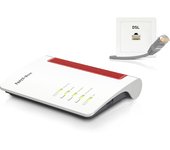 AVM FRITZ!Box 7530 router inalámbrico Gigabit Ethernet Doble banda (2,4 GHz / 5 GHz) Negro, Rojo, Bl