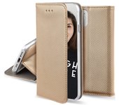 Funda Folio para Samsung Galaxy A03S con función de soporte magnético Dorado