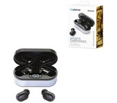 auriculares bluetooth + estuche carga negro pm1050