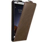 Funda para ZTE Axon 7 in MARRoN CAFe - Cubierta Proteccion Estilo Flip con Cierre Magnetico - Etui Case Cover Carcasa