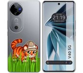 Funda Silicona Vivo V40 5G Tigre
