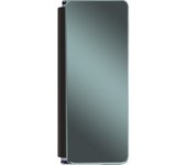Funda Samsung Galaxy Z Fold 2 Cierre Espejo Transparente Delgado Negro