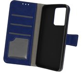 Funda Vivo V23 5G Tarjetero Soporte de Vídeo Cierre Magnético Azul