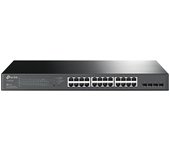 TP-LINK TL-SG2428P switch Gigabit Ethernet (10/100/1000) Negro Energía sobre Ethernet (PoE)