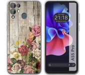 Funda Silicona Blackview A55 Pro Madera 08