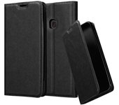 Funda Libro para Samsung Galaxy A40 en NEGRO ANTRACITA - Cubierta Proteccion con Cierre Magnetico, Tarjetero y Funcion de Suporte - Etui Case Cover Carcasa