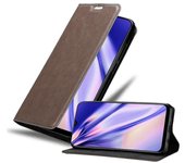 Funda Libro para Samsung Galaxy A30S en MARRoN CAFe - Cubierta Proteccion con Cierre Magnetico, Tarjetero y Funcion de Suporte - Etui Case Cover Carcasa