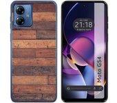 Funda Silicona Motorola Moto G54 5G Madera 03