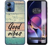 Funda Silicona Motorola Moto G54 5G Madera 01