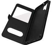Funda Samsung Galaxy A32 4G Ventana Doble Soporte Vídeo Negro