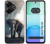 Funda Silicona Xiaomi Poco M6 4G Elefante