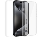 Funda Doble Transparente Pc + Tpu Full Body 360 Iphone 15 Pro Max (6.7)