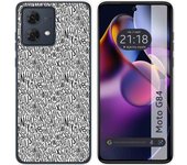 Funda Silicona Motorola Moto G84 5G Letras