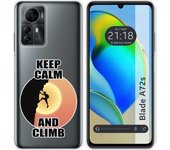 Funda Silicona Zte Blade A72s Hombre Escalada