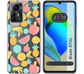 Funda Silicona Zte Blade A72s Frutas 02