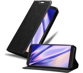 Funda Libro para Alcatel 3V en NEGRO ANTRACITA - Cubierta Proteccion con Cierre Magnetico, Tarjetero y Funcion de Suporte - Etui Case Cover Carcasa
