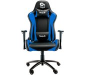 TALIUS silla Lizard v2 gaming negra/azul, 2D, butterfly, base metal, ruedas 60mm, gas clase 4,