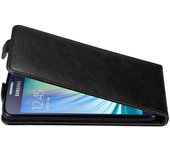 Funda para Samsung Galaxy A3 2015 in NEGRO ANTRACITA - Cubierta Proteccion Estilo Flip con Cierre Magnetico - Etui Case Cover Carcasa